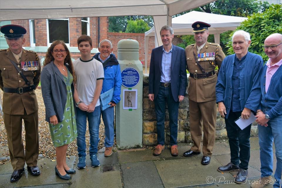 Oxton’s 5th Blue Plaque, George Schultz