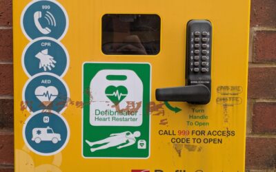 Defibrillator in Oxton Village